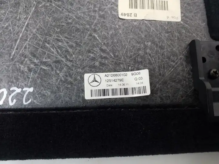 Mercedes-Benz E W212 (2009 - 2016) A2126800102 Коврик багажника — фото 2
