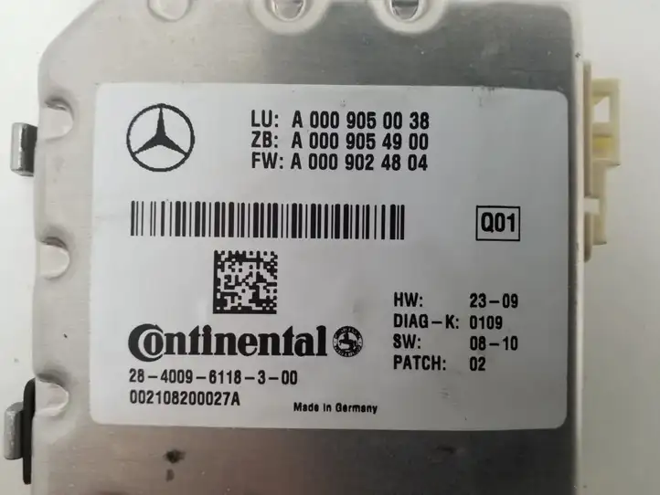 Mercedes-Benz E C207 W207 (2009 - 2017) A0009050038 Камера в лобовом стекле — фото 4