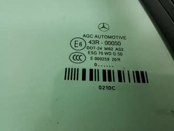 Mercedes-Benz E C207 W207 (2009 - 2017) A2076700210 Заднее боковое стекло — фото 4