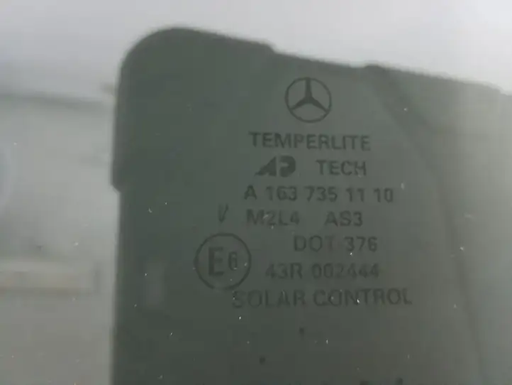 Mercedes-Benz ML W163 (1997 - 2005) A1637351110 Стекло задней двери — фото 2
