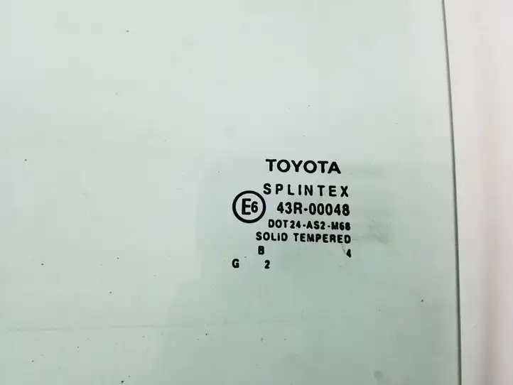 Toyota Avensis T250 (2003 - 2006) 68104-05100 Стекло задней двери — фото 2