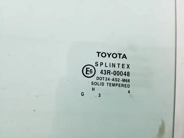 Toyota Avensis T250 (2003 - 2006) 68104-05120 Стекло задней двери — фото 2