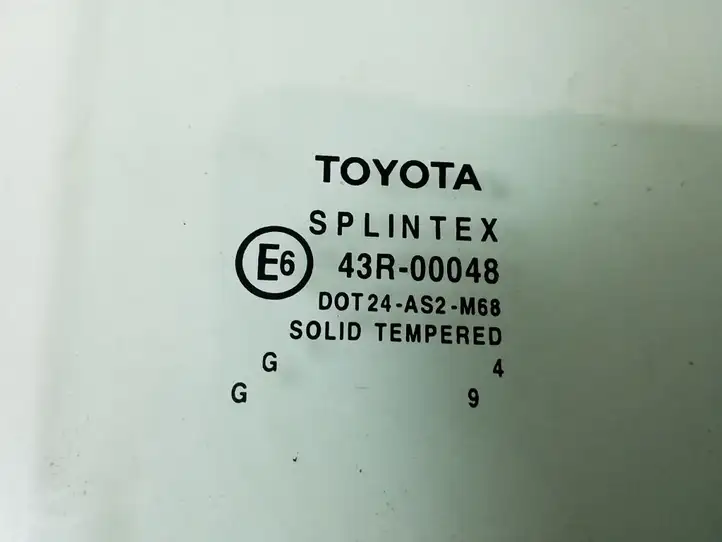 Toyota Avensis T250 (2003 - 2006) 68103-05100 Стекло задней двери — фото 3
