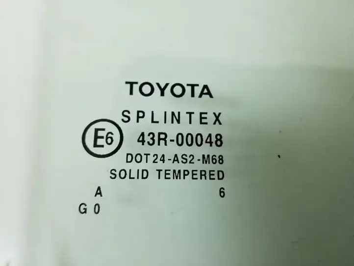 Toyota Avensis T250 (2006 - 2009) 68103-05120 Стекло задней двери — фото 2