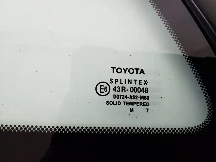 Toyota Avensis T250 (2006 - 2009) 62720-05100 Заднее боковое стекло — фото 3