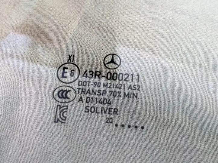 Mercedes-Benz EQC (2018 - ) A2937250400 Стекло передней двери — фото 4