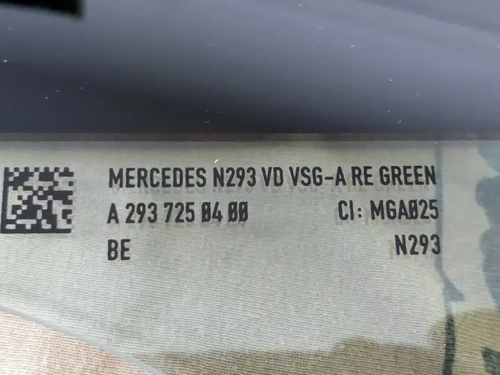 Mercedes-Benz EQC (2018 - ) A2937250400 Стекло передней двери — фото 5