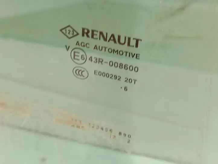 Renault Scenic IV - Grand scenic IV (2016 - ) 823006021R Стекло задней двери — фото 3