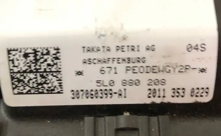Skoda Rapid (NH) (2012 - 2019) 5L0880208 Подушка безопасности руля — фото 3