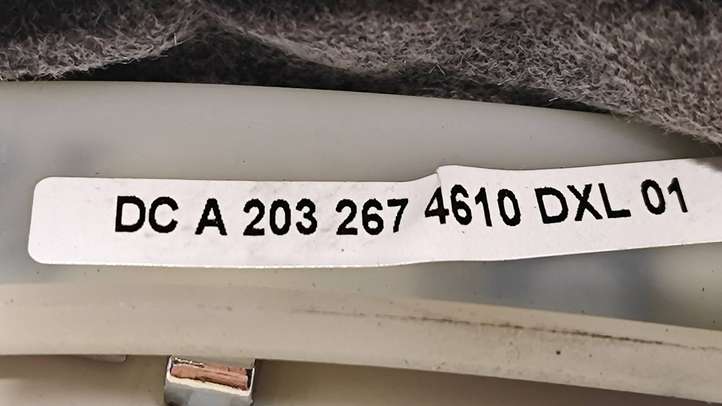 Mercedes-Benz C W204 (2007 - 2014)  A2032674610 Отделка рычага переключения передач (кожа, головка)
