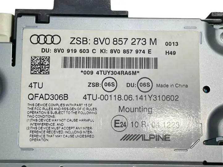 Audi A3/S3 8V (2012 - 2016) 8V0857273M Дисплей — фото 7