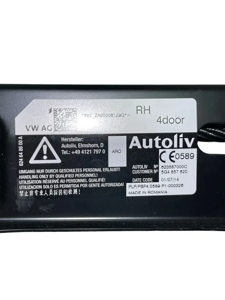 Audi A3/S3 8V (2012 - 2016) 5G4857620 Прочие детали салона — фото 6