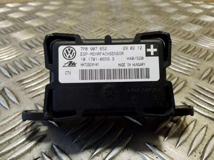 Audi TT (2010 - 2014)  7P0907652 Датчик ESP (системы стабильности) (датчик курсовой устойчивости))