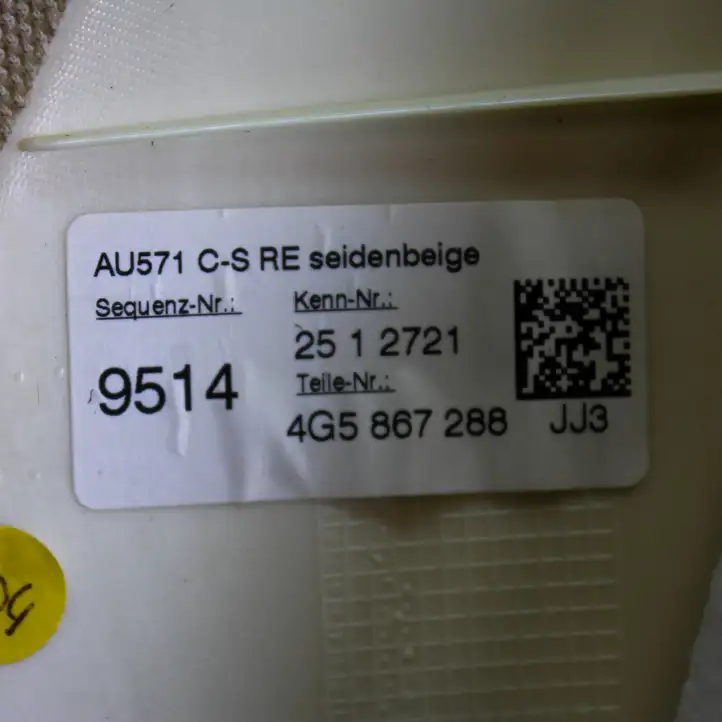 Audi A6 C7 (2011 - 2014) 4G5867288 Верхняя обшивка стойки B — фото 5