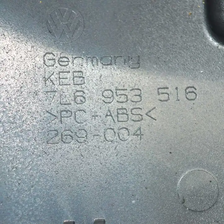 Volkswagen Touareg I (2002 - 2010) 7L6953516 Обшивка рулевой колонки — фото 4