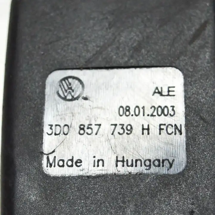 Volkswagen Phaeton (2002 - 2008) 3D0857739H Замок заднего ремня — фото 5