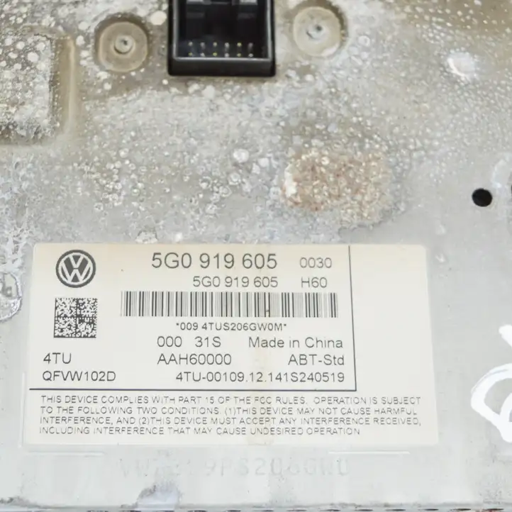 Volkswagen Golf VII (2013 - 2019) 5G0919605 Магнитола / мультимедийная система — фото 4