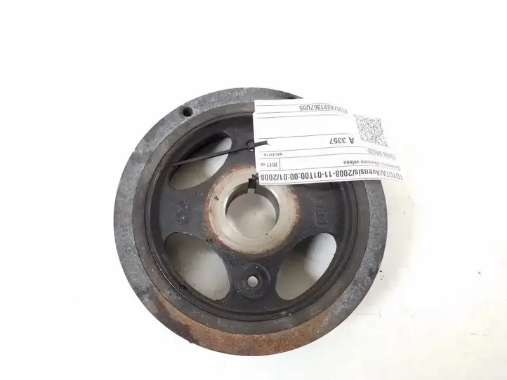Toyota Avensis T270 (2009 - 2012) 13408-0R030 Шкив коленчатого вала — фото 3