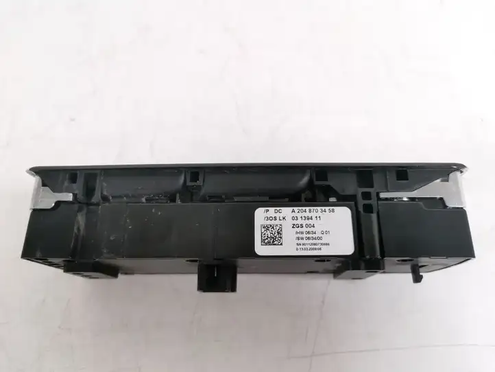 Mercedes-Benz C W204 (2007 - 2014) A2048703458 Блок кнопок стеклоподъемников — фото 3