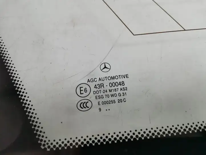 Mercedes-Benz C W204 (2007 - 2014) A2046730310 Заднее боковое стекло — фото 2
