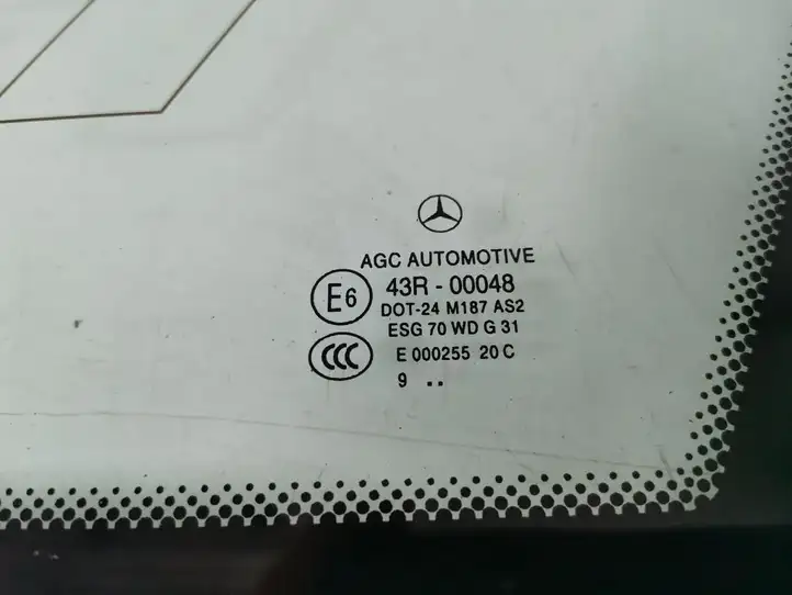 Mercedes-Benz C W204 (2007 - 2014) A2046730200 Заднее боковое стекло — фото 2