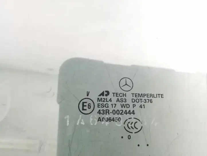 Mercedes-Benz ML W164 (2005 - 2011) A1647350710 Стекло задней двери — фото 3