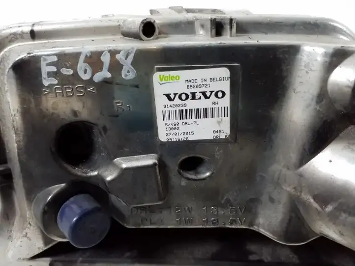 Volvo S60 (2013 - 2018) 31420239 Дневные ходовые огни (LED) — фото 3