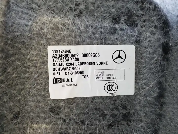 Mercedes-Benz GLK X204 (2008 - 2016) A2046800602 Коврик багажника — фото 2