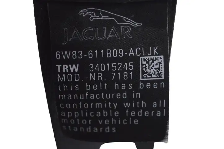 Jaguar XK - XKR (2004 - 2006) 6W83611B09AC Передний ремень безопасности — фото 5