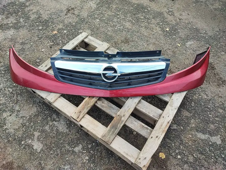 Opel Vivaro (2006 - 2014) 623100249R Верхняя решетка радиатора — фото 1