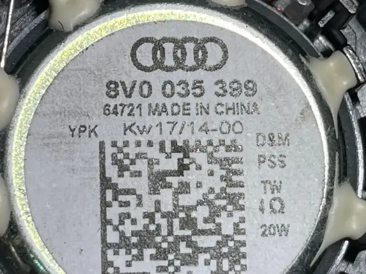 Audi A3/S3 8V (2012 - 2016) 8V0035399 Твитер задних дверей — фото 4