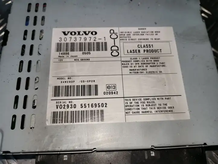 Volvo XC90 (2002 - 2006) 307379721 Магнитола / мультимедийная система — фото 4