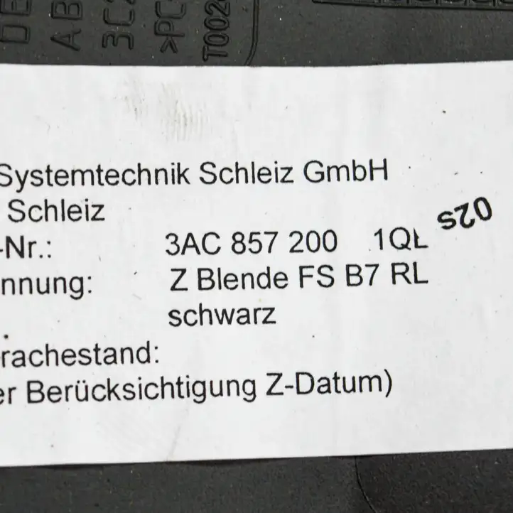 Volkswagen PASSAT B7 (2011 - 2014) 3AC857200 Обшивка рулевой колонки — фото 3