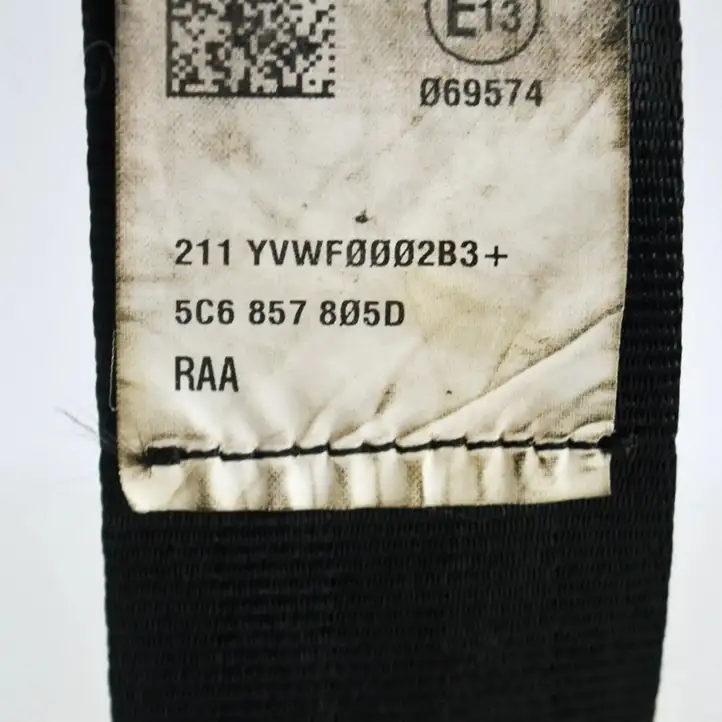 Volkswagen Jetta VI (2011 - 2018) 5C6857805D Задний ремень безопасности — фото 5