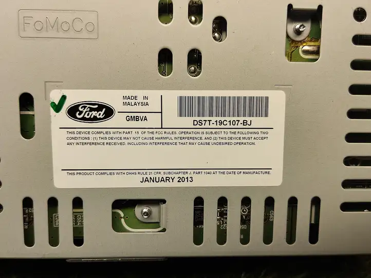 Ford Fusion II (2013 - ) DS7T19C107BJ Магнитола / мультимедийная система — фото 2