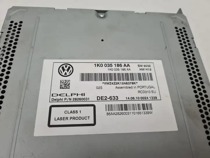 Volkswagen Caddy (2004 - 2010) 1K0035186AA Магнитола / мультимедийная система — фото 3