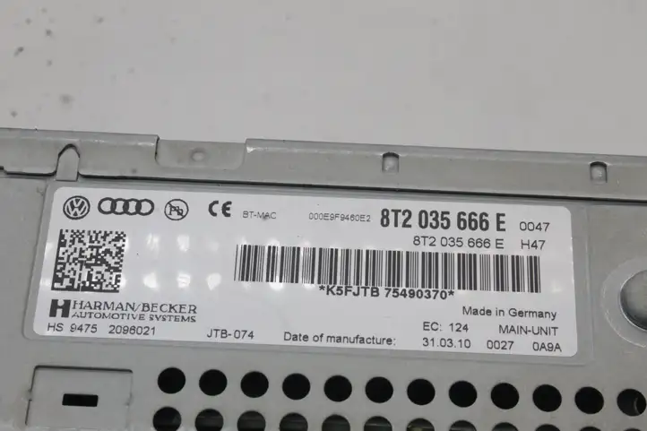 Audi A5 8T 8F (2007 - 2011) 8T2035666E Магнитола / мультимедийная система — фото 2