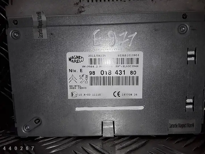 Peugeot 208 (2012 - 2015) 9801843180 Магнитола / мультимедийная система — фото 3