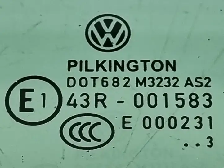 Volkswagen Caddy (2010 - 2015) 43R001583 Заднее боковое стекло — фото 3