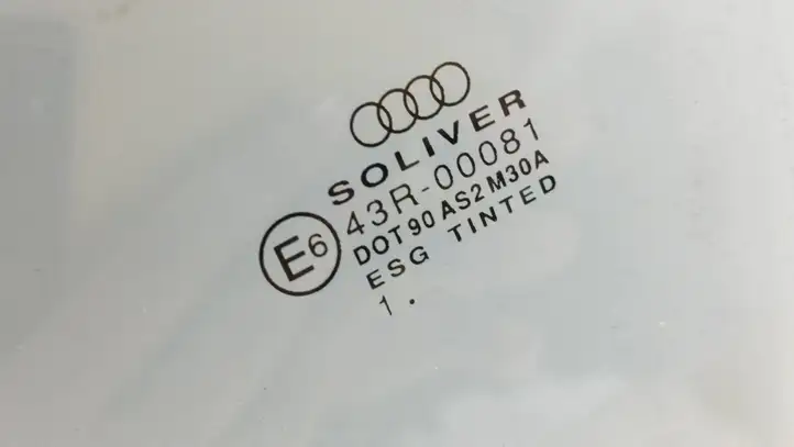 Audi A4 S4 B8 8K (2007 - 2011) 43R00081 Стекло задней двери — фото 2