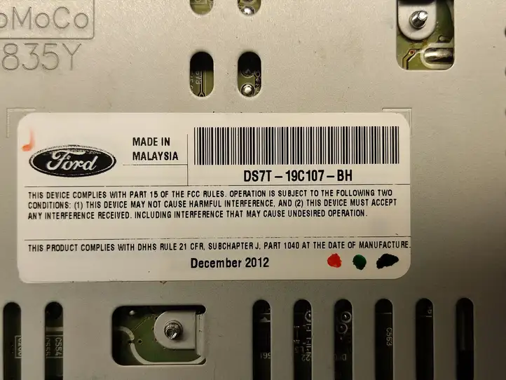 Ford Fusion II (2013 - ) DS7T19C107BH Магнитола / мультимедийная система — фото 2