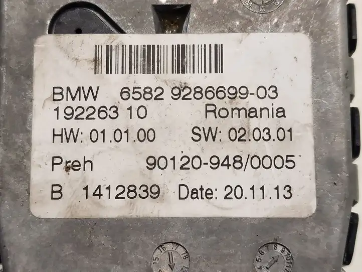 BMW 3 F30 F35 F31 (2012 - 2018) 6582928669903 Контроллер мультимедийной системы — фото 7