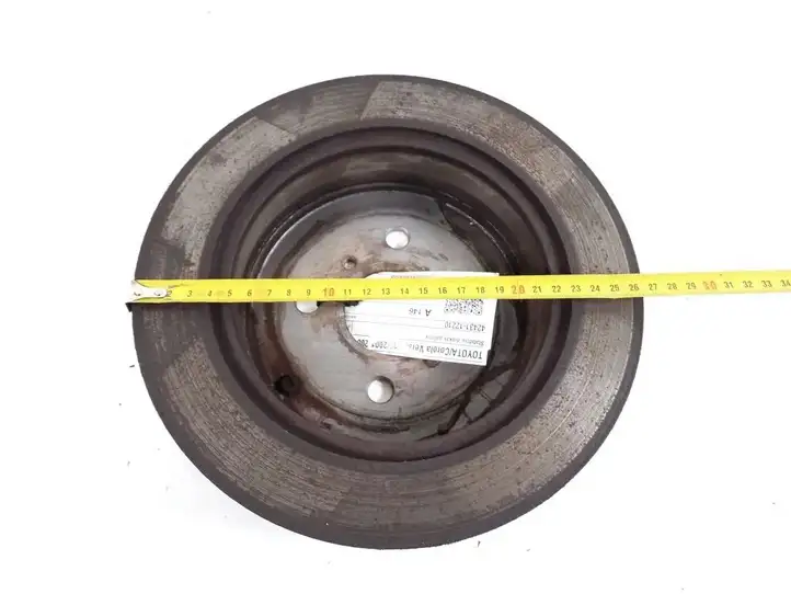 Toyota Corolla Verso E121 (2001 - 2004) 42431-12210 Тормозной диск задний — фото 3