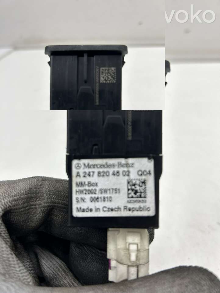 Mercedes-Benz E W213 (2016 - )  A2478204602 Разъем USB