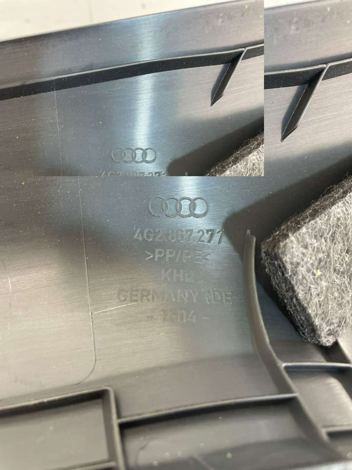 Audi A6 (2014 - 2018)  4G2867271 Отделка переднего порога (внутренняя)