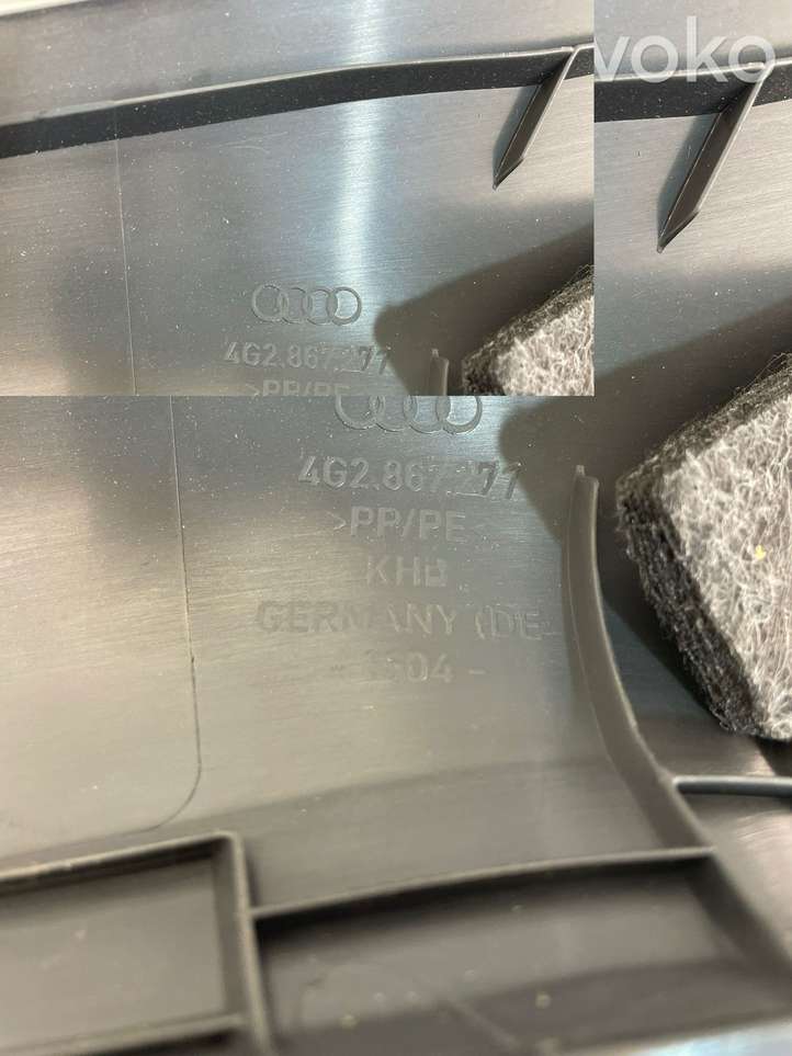 Audi A6 (2014 - 2018)  4G2867271 Отделка переднего порога (внутренняя)