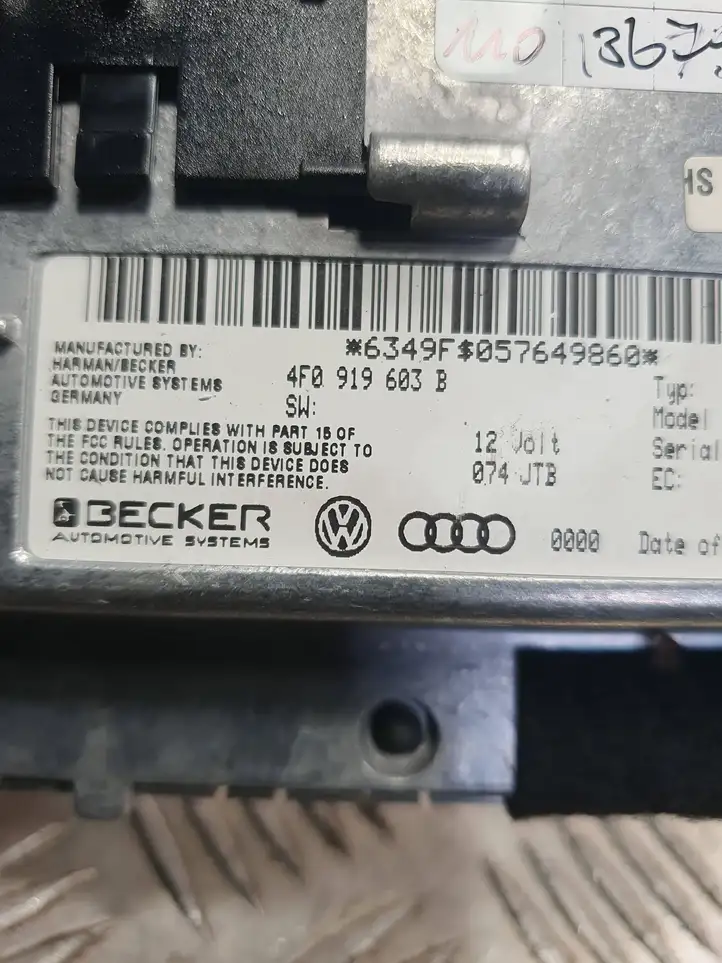 Audi A6 S6 C6 4F (2004 - 2008) 4F0919603B Магнитола / мультимедийная система — фото 6
