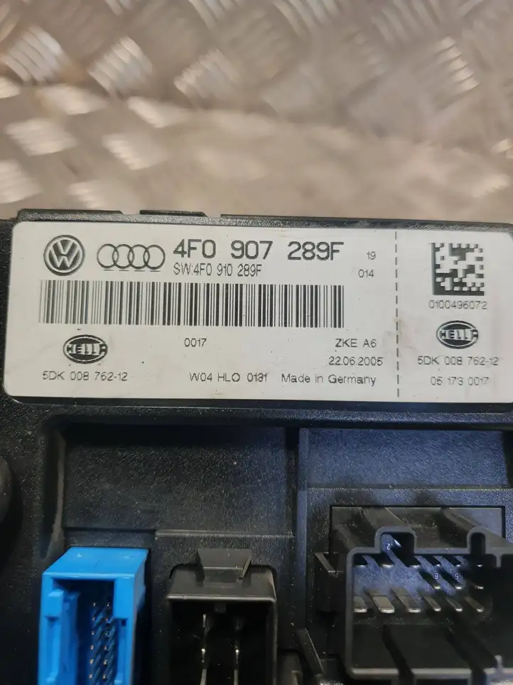 Audi A6 S6 C6 4F (2004 - 2008) 4F0907289F Модуль комфорта — фото 5