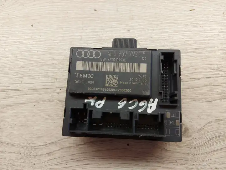 Audi A6 S6 C6 4F (2004 - 2008) 4F0959793E Блок управления дверью — фото 1