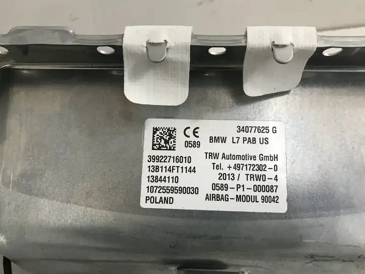 BMW 3 F30 F35 F31 (2012 - 2018) 9227160 Подушка безопасности пассажира — фото 5